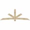 Ekena Millwork Alberta Rough Sawn Timber Gable Bracket, Douglas Fir, 108"W x 40"H x 2"D x 6"F, 9/12 Pitch GBW108X40X0206ALB00RDF - alternate 1